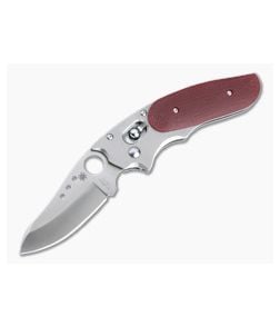 Spyderco Viele Phoenix Sprint Run Satin VG10 Red G10 Ball Bearing Lock Folder C114GPRD - SP-C114GPRD 1