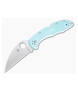 Spyderco Delica 4 Wharncliffe Limited S30V Teal FRN Folder C11FPWCTL - SP-C11FPWCTL 1
