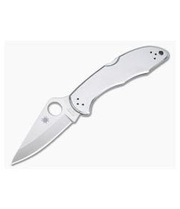 Spyderco Delica 4 Satin VG10 Stainless Steel Back Lock Folder C11P - SP-C11P 1