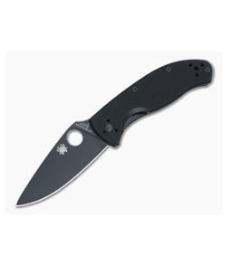 Spyderco Tenacious Black Plain C122GBBKP - SP-C122GBBKP 1