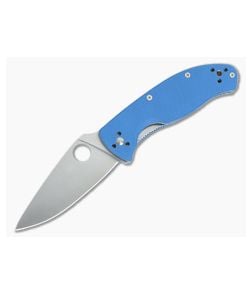 Spyderco Tenacious Blue G10 Satin Plain C122GPBL - SP-C122GPBL 1