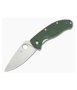 Spyderco Tenacious Green G10 Satin Plain C122GPGR - SP-C122GPGR 1