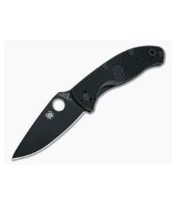 Spyderco Tenacious Lightweight Black FRN Black Plain Liner Lock C122PBBK - SP-C122PBBK 1