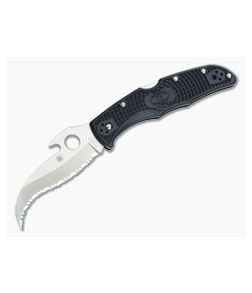 Spyderco Matriarch 2 Satin Emerson Wave Opener C12SBK2W - SP-C12SBK2W 1