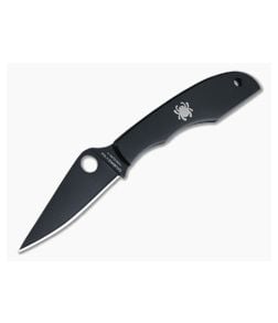 Spyderco Grasshopper Slipit Black Oxide Stainless Steel Slip Joint C138BKP - SP-C138BKP 1