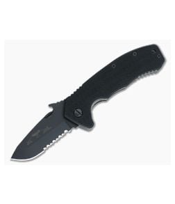 Emerson CQC-14 Snubby Black Serrated Standoffs - EM-C14-BTS-ST 1