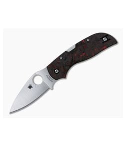 Spyderco Chaparral Red FatCarbon Carbon Fiber - SP-C152CFRDP 1