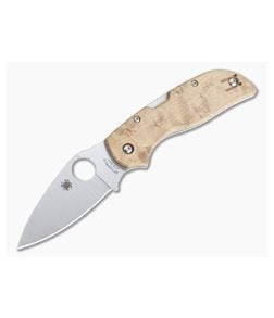 Spyderco Chaparral Birdseye Maple Satin CTS-XHP Folder C152WDP - SP-C152WDP 1