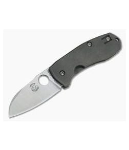Spyderco Techno 2 Slysz Titanium Frame Lock Tom Krein Regrind - SP-C158TIP2-KR 1
