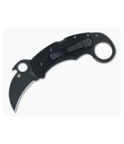 Spyderco Karahawk G10 All Black Folder C170GBBKP - SP-C170GBBKP 1