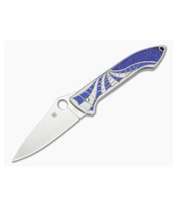 Spyderco Mike Draper Folder Blue Titanium C171TIBLP - SP-C171TIBLP 1
