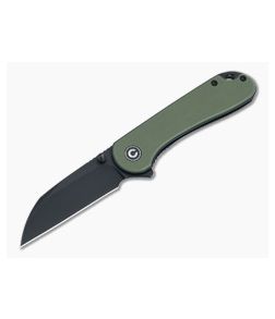 CIVIVI Elementum Liner Lock Flipper OD Green G10 Black Nitro-V Wharncliffe Blade C18062AF-2 - CV-C18062AF-2 1