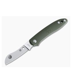Spyderco Roadie Slip Joint Plain N690Co Green FRN C189PGR - SP-C189PGR 1