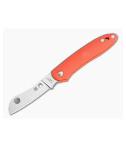Spyderco Roadie Slip Joint Plain N690Co Orange FRN C189POR - SP-C189POR 1