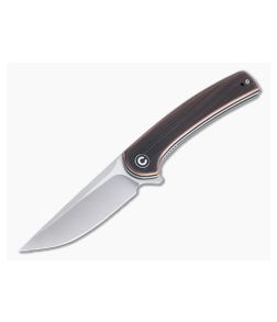CIVIVI Mini Asticus Satin Stainless Black Copper Liner Lock Flipper C19026B-1 - CV-C19026B-1 1