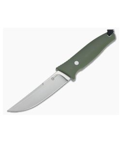 CIVIVI Tamashii Terzuola Satin D2 Green G10 Fixed Blade C19046-2 - CV-C19046-2 1