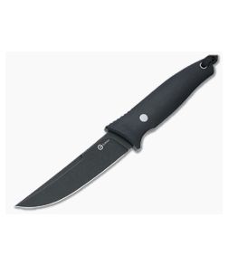CIVIVI x Terzuola Tamashii Tanto Black Stonewashed D2 Black G10 Fixed Blade C19046-3 - CV-C19046-3 1