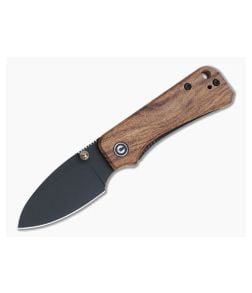 CIVIVI Baby Banter Black Stonewashed Nitro-V Cuibourtia Wood Liner Lock Folder C19068SB-2 - CV-C19068SB-2 1