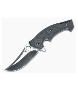 Spyderco Mamba Flipper Carbon Fiber Brend/Pirela C196CFTIP - SP-C196CFTIP 1