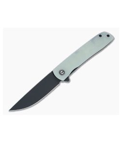 CIVIVI Bo Zinker Black Stonewashed Nitro-V Natural G10 Liner Lock Flipper C20009B-4 - CV-C20009B-4 1