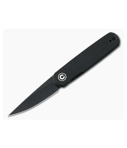 CIVIVI x Lundquist Lumi Black Stonewashed 14C28N Black G10 Top Flipper C20024-4 - CV-C20024-4 1