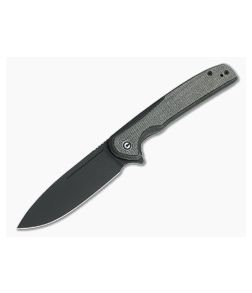 CIVIVI Voltaic Flipper Black Stonewashed 14C28N Dark Green Micarta Inlaid Frame Lock Folder C20060-3 - CV-C20060-3 1