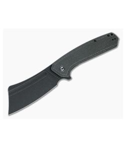 CIVIVI Bullmastiff Black Stonewashed Cleaver Dark Green Micarta Liner Lock Flipper C2006F - CV-C2006F 1