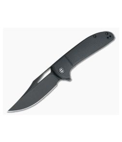 CIVIVI Ortis Black Stonewashed 9Cr18MoV Clip Point Black FRN Liner Lock Flipper C2013D - CV-C2013D 1