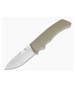 CIVIVI M2 Backup C2016A Alex Weese Satin D2 Tan G10 Fixed Blade - CV-C2016A 1