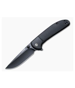 CIVIVI Badlands Vagabond Black Stonewashed Spear Point Black FRN Liner Lock Flipper C2019E - CV-C2019E 1