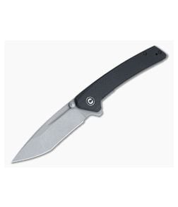CIVIVI Keen Nadder Gray Stonewashed N690 Coarse Black G10 Liner Lock Flipper C2021A - CV-C2021A 1
