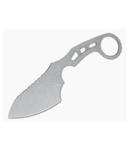 CIVIVI Planck Gray Stonewashed D2 Maciej Torbé Fixed Blade Neck Knife C2022A - CV-C2022A 1