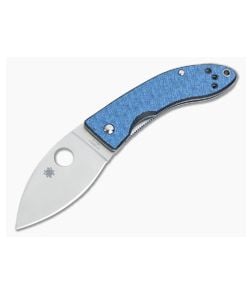 Spyderco Lil Lum Chinese Blue Nishijin Sprint Run C205GFBLP - SP-C205GFBLP 1