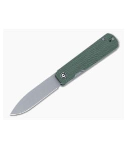 Civivi Sendy Green Micarta Liner Lock Flipper Knife C21004A-1 - CV-C21004A-1 1