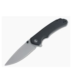 CIVIVI Brazen Drop Point Black G10 Stonewashed 14c28n Liner Lock Flipper C2102C - CV-C2102C 1