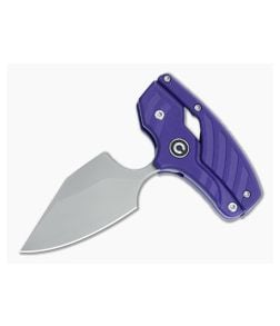 CIVIVI Typhoeus Purple Folding Push Dagger 14C28N Blade C21036-2 - CV-C21036-2 1