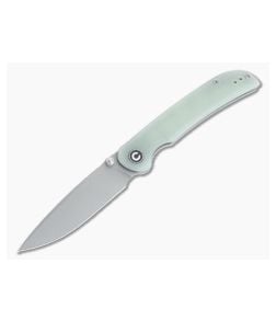 CIVIVI Imperium Stonewashed Nitro-V Natural Jade G10 Front Flipper C2107A - CV-C2107A 1
