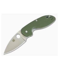 Spyderco Efficient Green G10 Satin Blade C216GPGR - SP-C216GPGR 1