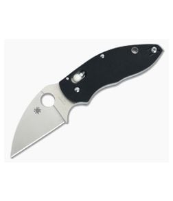 Spyderco Q Ball Black G-10 Wharncliffe Folder C219GP - SP-C219GP 1