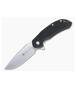 Steel Will Cutjack D2 Flipper Black FRN Liner Lock C22-1BK - SW-C22-1BK 1