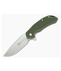 Steel Will Cutjack D2 Flipper OD Green FRN Liner Lock C22-1OD - SW-C22-1OD 1