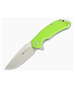 Steel Will Cutjack M390 Flipper Green G10 Liner Lock C22-2GR - SW-C22-2GR 1