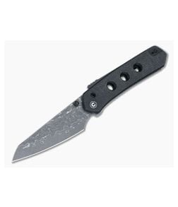 Civivi Vision FG Superlock Black Micarta Damascus Knife C22036-DS2 - CV-C22036-DS2 1