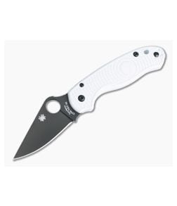 Spyderco Para 3 Lightweight GPK Exclusive Black DLC REX 45 White FRN Folding Knife C223PWHBK - SP-C223PWHBK 1