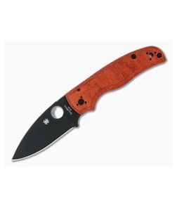 Spyderco Shaman Orange Micarta Black M390 - SP-C229MORM390BKP 1