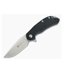 Steel Will Cutjack Mini M390 Flipper Black G10 Liner Lock C22M-2BK - SW-C22M-2BK 1