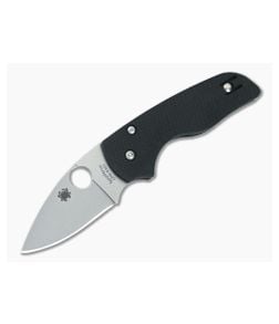 Spyderco Lil Native Plain S30V Black G10 Compression Lock C230GP - SP-C230GP 1