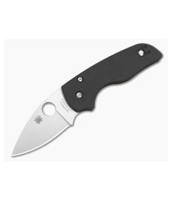 Spyderco Lil Native Smooth Black G10 Satin CPM CruWear Folding Knife (2.47") Pre-Owned C230GPCW - SP-C230GPCW 1