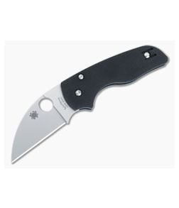 Spyderco Lil Native Wharncliffe S30V Black G10 Compression Lock Folder C230GPWC - SP-C230GPWC 1