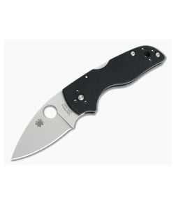 Spyderco Lil Native Plain S30V Black G10 Back Lock Folder C230MBGP - SP-C230MBGP 1